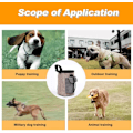 Miniatyrbillede 3 af 8: Godbidder Træningspose til Hunde - Nemt at bære kæledyr legetøj Kibble, Godbidder Bekvemt at bære - Justerbar rem/Snap-fit, Indbygget hundepose dispenser, Nemt at bære