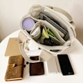 Miniatyrbild 3 av 6: Multi-Pocket Tote Bag med dragkedja, Canvas Handgjord Handväska med fack, Multifunktion Satchels Bag för kvinnor Damer Univisity Skola Arbete Resor Green-small