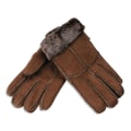 Miniatyrbild 1 av 3: Nordvek Dam Merino Fårullshandskar - Mjuk Mocka Vikbar Manschett 321-100 Large - 8 Chocolate