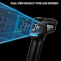 Miniatyrbillede 5 af 5: -50~380℃ Industrielt Digitalt Infrarødt Termometer Håndholdt Infrarødt LCD Temperaturmåler Måler Non-c IR01A Black