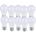 Miniatyrbild 1 av 4: 10-pack E27 9W A60 LED-lampor - Varmvitt ljus,