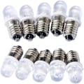 Miniatyrbilde 1 av 3: 10 stk E10 12V Spot LED-lamper Varm hvit