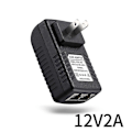 Miniatyrbillede 4 af 5: Poe-injektor strømadapter til IPC-kamera DC24V 1A EU-stik