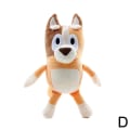 Miniatyrbillede 1 af 5: Bomuldsplysjelegetøj Hund Bluey Tegneserie Udstoppet Plysjelegetøj Gaver Til Anime-Fans Brown With Spots 28Cm