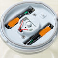 Miniatyrbillede 5 af 5: Selv-omrørende krus, elektrisk højt borosilikatglas blandingskaffekrus roterende hjemmekontor rejseomrøringskop til kaffe/mælk/proteinpulver white