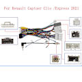 Pikkukuva 2 / 2: 16-nastainen Canbus-laatikkoadapteri Xp-xb-011 Renault Capturille, Cliolle /express 2021:lle, johdotusjohdolla, Android-autoradion Canbus