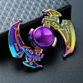 Miniatyrbild 5 av 8: Metall Färgglad Legering Fingertop Gyro Finger Roterande Finger Användbar Tryckavlastningsverktyg Färgglad Van Helsing 103