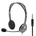 Pikkukuva 1 / 4: Logitech H111 3.5mm liitäntä Musiikki Ääni Stereo Kuulokemikrofoni