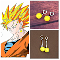 Miniatyrbillede 2 af 5: 1 par Drop Øreringe Takerlama Vegetto Potara Øreringe Son Goku Zamasu Øreringe Style 1