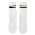 Miniatyrbillede 1 af 5: Pilates Sokker Yoga Sokker Grip Sokker Skridsikre Yoga Sokker Skrid Sokker Med Greb One Size White