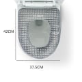 Pikkukuva 3 / 5: WC-istuinsuojukset, kylpyhuoneen pehmeä lämmin pestävä WC-istuinsuojuksen tyyny, lämmin WC-istuinsuojukset WC-istuinsuojus WC-istuin