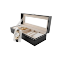 Miniatyrbilde 5 av 6: Elegant klokkeoppbevaring 6 plasser svart