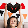 Miniatyrbilde 3 av 9: Halloween plysjleker, myk nakkestøttepute | Myke plysjleker, behagelige berøringsputeleker for soverom, sofa, sofa