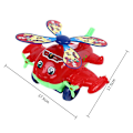 Miniatyrbild 3 av 5: Baby Walker Leksak Hand Push Pull Walks Plane Rod Push Cart Single Rod Blink Eyes Drag L Plane With Bell