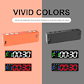 Miniatyrbilde 3 av 5: LED Treningstimer for Treningsstudio - Intervalltimer, Nedtelling, Stoppklokke Black