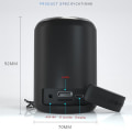 Pikkukuva 2 / 3: Mini kannettava Booms Bass Bluetooth-kaiutin ulkoilman langaton stereokaiutin Mp3-soitin Red