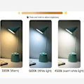 Miniatyrbilde 3 av 5: Skrivebordslampe for barn, dimbar LED-bordlampe med 3 fargetemperaturer