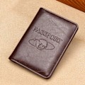 Miniatyrbillede 2 af 6: Pas Pas Etui RFID Blokering Ægte Læder på Cover til Pas Etui Multifunktionel Rejse Flybillet Læder Etui - Crazy horse leather