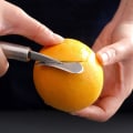 Miniatyrbillede 2 af 5: Appelsinskræller i rustfrit stål