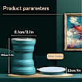 Miniatyrbild 2 av 5: Bärbar kaffemugg, lätt resekopp, större kapacitet 320 ml hopfällbar Crday-present