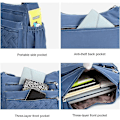 Pikkukuva 3 / 4: Naisten crossbody-laukku, moniosainen crossbody-laukku, olkalaukku, matkalaukku, käsilaukku (sininen)