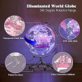 Miniatyrbild 3 av 5: Transparent Globe Illuminated Decorative World Globe