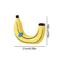 Miniatyrbilde 5 av 5: Bananvase, Eklektisk bananharpiks Funky blomster vase i gult, for blomsteroppsatser, unik boligdekor