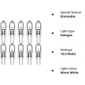 Pikkukuva 6 / 6: G4 12V Halogeenivalot 10W 10 pcs