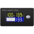 12V Batterikapacitetsindikator LCD-display Voltmeter Temperaturtestare för Li-ion Lifepo4 Bly-syra