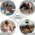 Miniatyrbilde 6 av 6: 2 stk justerbare håndleddsvekter ankelvekter sett for trening, gåing, jogging, yoga, aerobic, pilates, vektbærende armbånd, treningsarmbånd black