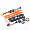 Miniatyrbillede 3 af 5: 1400kv børsteløs motor 30a Esc Xt60 stik Sg90 9g mini servo 8060 propel til Rc fastvinge fly