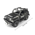 Miniatyrbillede 2 af 4: 1 sæt sorte politibygninger militær Swat-teams figur sæt bypolitimodel byggeklodser sæt børnelegetøj nyt