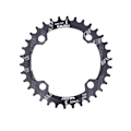 Pikkukuva 1 / 5: 104bcd 32-42t Pyörän ketjupyörä Mtb Ketjupyörä Kapea Leveä Soikea Pyöreä Hammas Black 34T