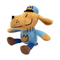 Pikkukuva 3 / 5: Plush-lelu Koira Mies Täytetty Nuken Pehmeä Heittotyyny Koristeet Lapset Lapset - 22cm
