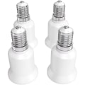 Miniatyrbilde 4 av 5: 4x Sockeladapter - E14 til E27 Sockelkonverter