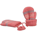 Miniatyrbild 3 av 7: Baby Toddlers Varm Vantar Magic Stretch Vantar Handskar på Snöre Pojkar Flickor Stickade Vantar Tjockna Fleece Foder Nyfödda Vantar Hel Finger Vantar