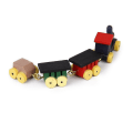 Pikkukuva 1 / 5: 1/12 Nukkekodin Miniatyyri Puinen Vaunu- ja Junaleikkiseti