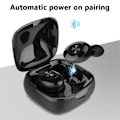 Pikkukuva 3 / 5: Langattomat nappikuulokkeet, vedenpitävät Bluetooth Hifi Stereo Sound Bluetooth -kuulokkeet korvan sisään latauskotelolla ja sisäänrakennetulla mikrofonilla urheiluun juoksuun.