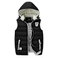 Miniatyrbillede 1 af 2: Mænds Quiltet Vest Til Varme black xl