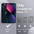 Pikkukuva 5 / 5: iPhone 13 Mattamusta silikonikuori