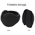 Miniatyrbilde 4 av 5: Varme strikkede ørevarmere Foldable øremuffer øremuffer Vinter øremuffer Unisex Black