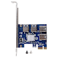 Miniatyrbild 1 av 5: PCIE-omvandlare PCI-Express 1 till 4 Adapterkort USB 3.0 Adapter Multiplicerkort