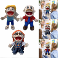 Miniatyrbillede 3 af 5: Jeffy Puppet Blød Plys Legetøj Hånddukke Prank Puppet Med Fungerende Mund B