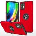 Miniatyrbilde 1 av 5: For Motorola Moto G9 Plus PC + Tpu Magnetisk Etui Red
