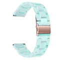 Miniatyrbild 1 av 4: Ersättningsarmband för Garmin Vivoactive 4, 22 mm vattentätt klockarmband i harts - Fantomgrön Green Style N Garmin Vivoactive 4