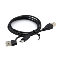Pikkukuva 3 / 9: Universaali USB + TYPE C -uros USB Type B -uros -kaapeli puhelimelle, tulostimelle, skannerille
