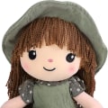 Miniatyrbilde 4 av 5: Jenter Fluffy Rag Doll Plysj Fylt Leke Myk Dukke Gaver Med Lue Skjørt Prinsesse