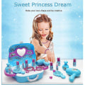 Miniatyrbild 3 av 5: Sminkset Sminkset Leksaker För Barn Flicka Frozen Smink Väska