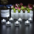 Miniatyrbillede 2 af 4: 24-pak vandtætte runde undervands mini LED-tealights, nedsænkelige lys til hjem, bryllup, fest, vase, festival, Valentinsdag dekoration