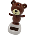 Miniatyrbillede 5 af 5: Solbjørn Bobble Shaking Head Dancing Toy Figurine Statue Bil Dash Board Dekorationer Ornamenter